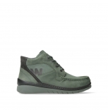 wolky bottines a lacets 04850 zoom 11701 nubuck vert sage