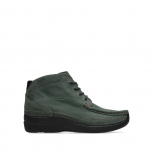wolky bottines a lacets 06242 roll shoot 11701 nubuck vert sage