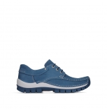 wolky chaussures a lacets 04701 fly summer 11803 nubuck bleu atlantique