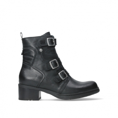wolky bottines 01268 canmore 37000 cuir noir