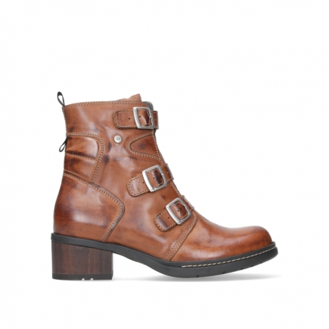 wolky bottines 01268 canmore 37430 cuir cognac