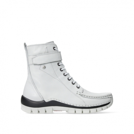 wolky bottines a lacets 04738 reach 24104 cuir blanc hiver