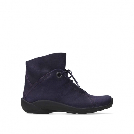 wolky bottines a lacets 01657 diana 11600 nubuck violet