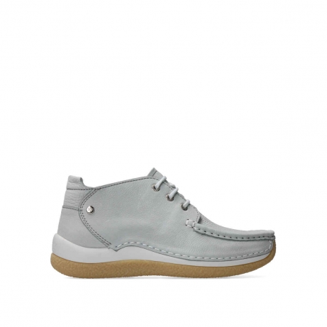 wolky bottines a lacets 04526 rosella 10206 nubuck gris clair