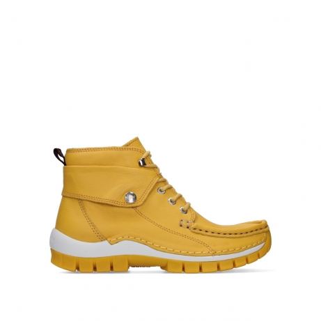 wolky bottines a lacets 04700 jump summer 20900 cuir jaune