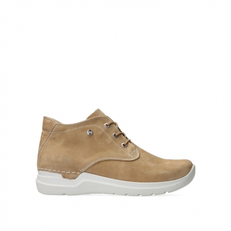 wolky bottines a lacets 06617 truth 11390 nubuck beige