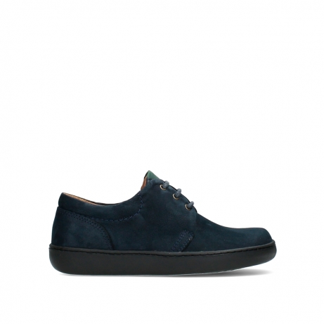 wolky chaussures a lacets 08000 maine lady xw 11800 nubuck bleu