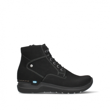 wolky bottines a lacets 06612 whynot 16000 nubuck noir