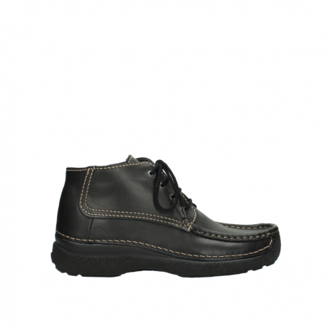 wolky chaussures a lacets 09203 roll moc men 50000 cuir noir