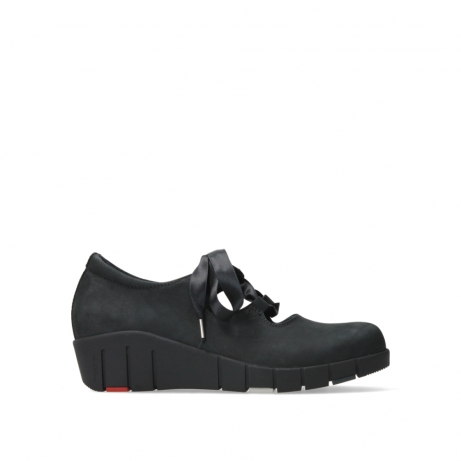 wolky chaussures a lacets 01781 boston 10000 nubuck noir