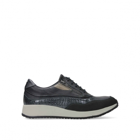 wolky chaussures a lacets 02278 sprint 90001 cuir combi noir