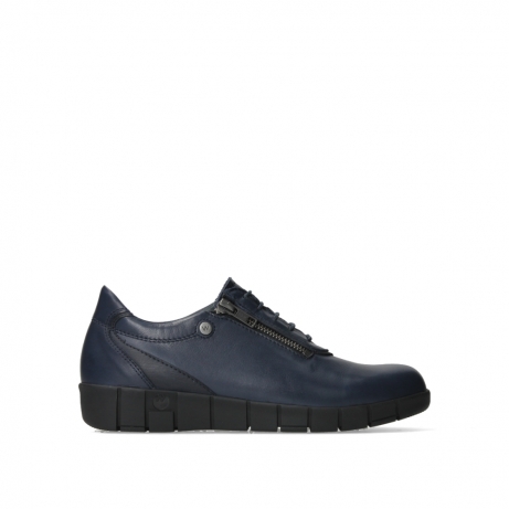 wolky chaussures a lacets 02450 etosha 31800 cuir bleu