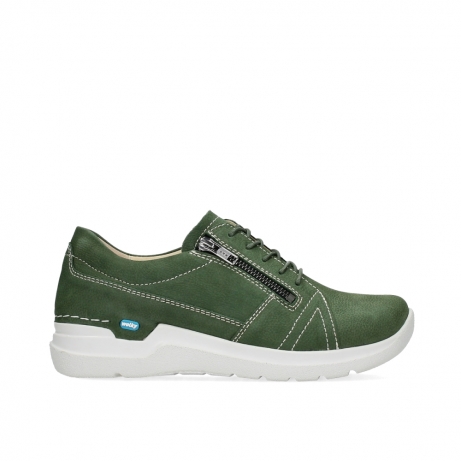 wolky chaussures a lacets 06609 feltwell 11720 nubuck vert