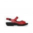 wolky sandalen 01300 salvia 30500 rood leer