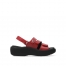 wolky sandalen 0322330500 rood leer 