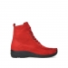 wolky bottines a lacets 06201 roll boot 11505 nubuck rouge