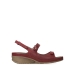 wolky sandales 00425 shallow 30500 cuir rouge