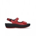 wolky sandales 03325 rio 20500 cuir rouge