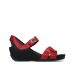 wolky sandales 03775 epoch 20500 cuir rouge